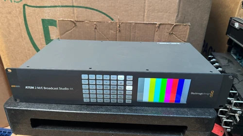 Blackmagic Atem 2 M/E Broadcast Studio 4k w/Original Box