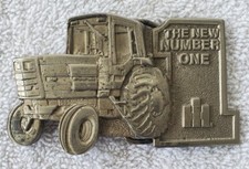 Vintage International Harvester Belt Buckle - The New Number One - Spec Cast