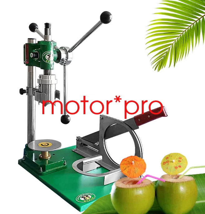 Commercial Coconut Opener Machine Manual Three handle Green Young Coconut Peeler