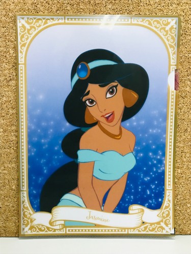 Disney Princess Jasmine Aladdin A4 Clear File Folder Japan Tokyo Limited New