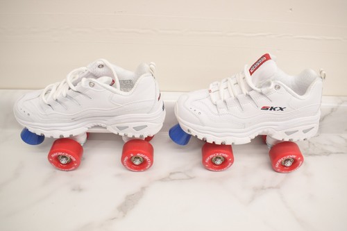 Skechers Four Wheelers Women’s Size 7 White Roller Sneakers w/ Original Box USED - Picture 14 of 24
