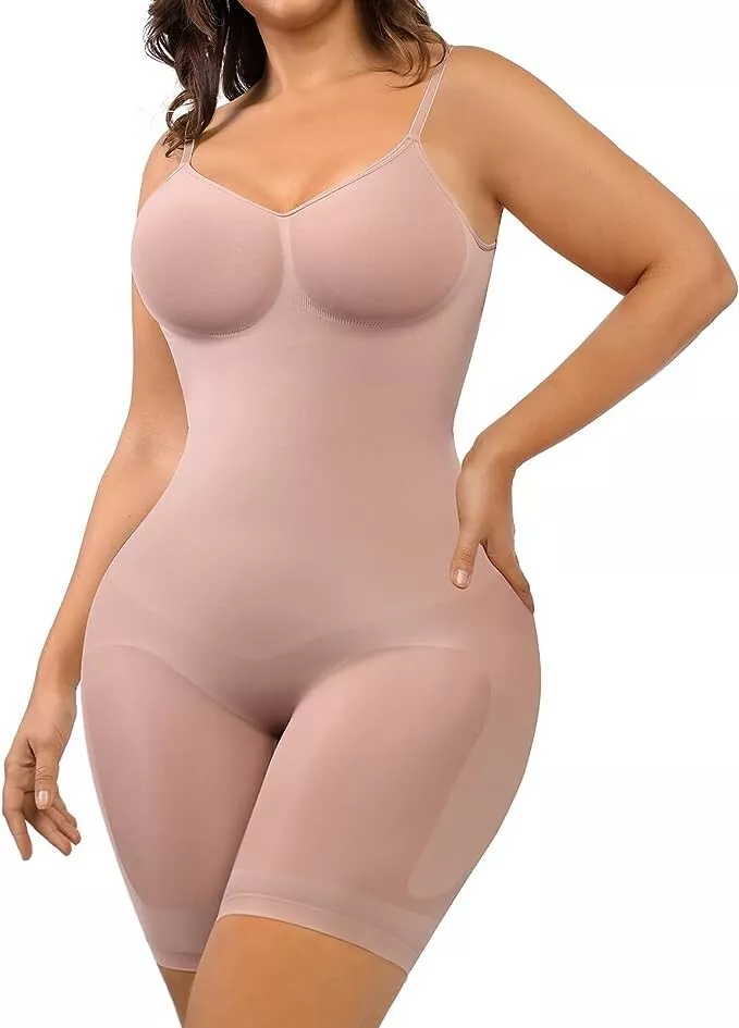 FeelinGirl Low Back Bodysuit for Women Tummy Control Shapewear