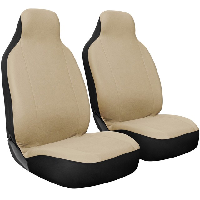 Bench Seat Cover Flat Solid Gray 2pc Cloth Grey For For Nissan