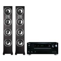 Onkyo Txrz710 7.2 Channel Receiver W/ Polk Audio Tsi 500 Speaker Pair (black) on sale Onkyo Txrz710 7.2 Channel Receiver W/ Polk Audio Tsi 500 Speaker Pair (black) on sale