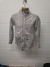 Women's Adidas Athletics Z.n.e. Pulse Jacquard Cover-up Jacket Top Grey Size Xs 