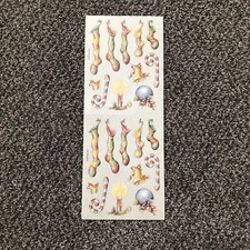 New Provo Craft Watercolor Stickers Christmas Stockings 2 Sheets