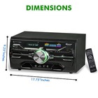 Technical Pro 4000 Watts Bluetooth Home Audio Receiver with Built-in DVD Player
