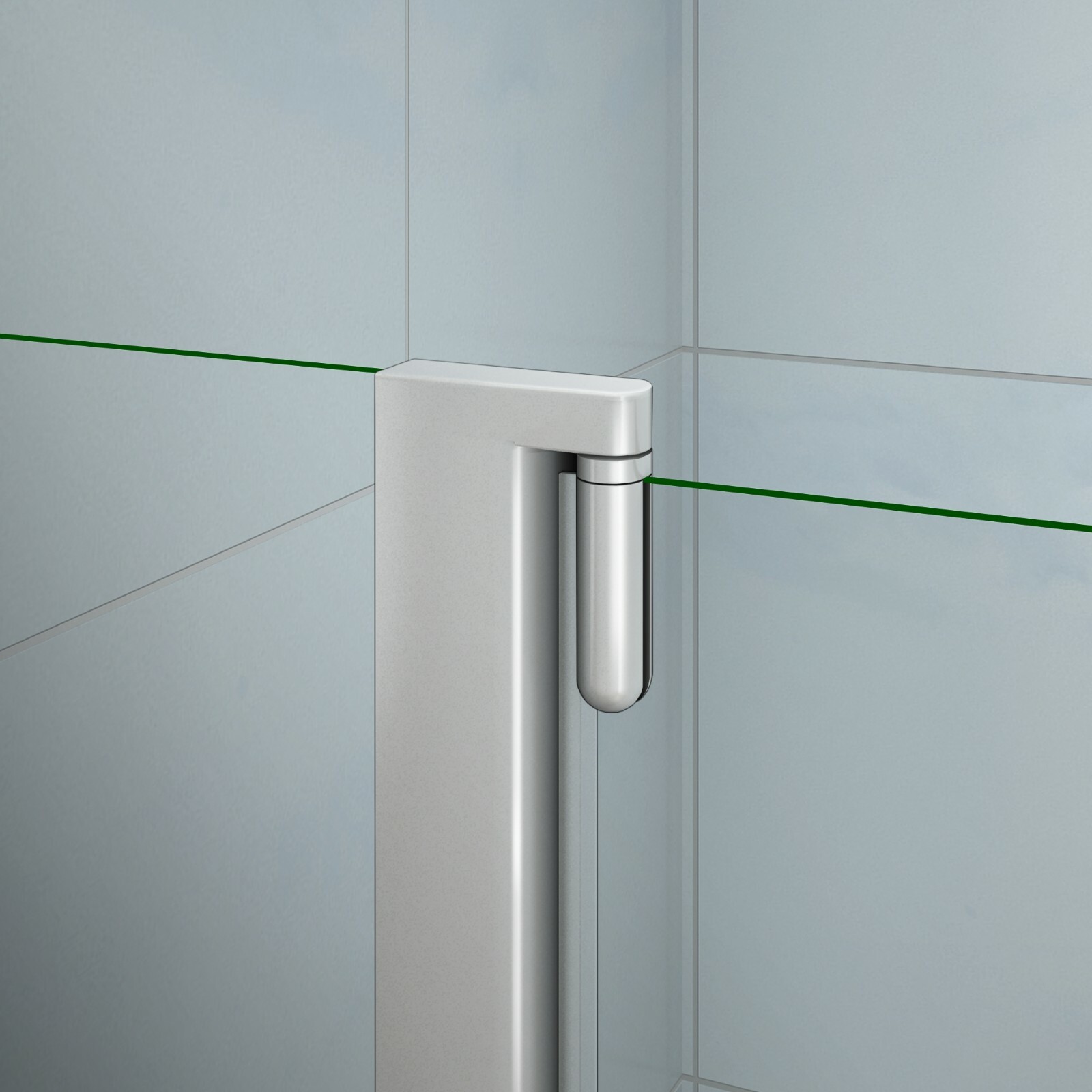 Box Doccia Sopravasca In Vetro 6mm - 180° Apribile, Anticalcare | 100x70cm Regolabile - Foto 1