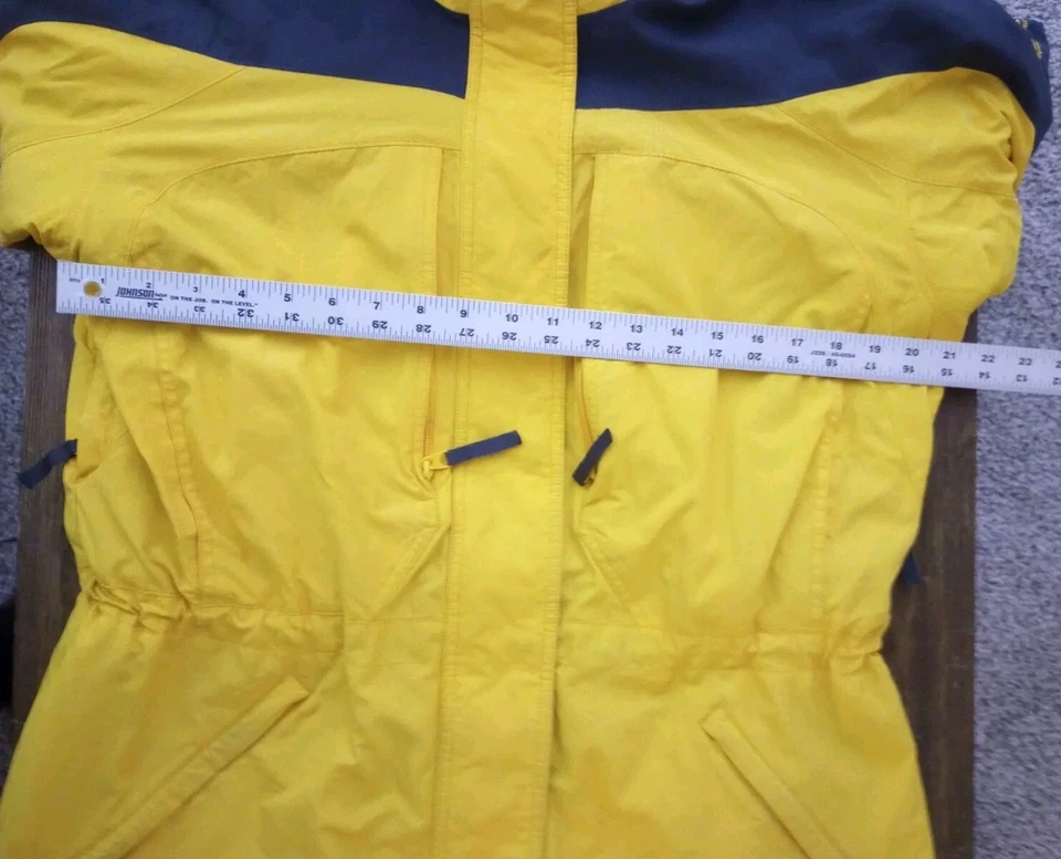 Columbia Core Interchange 黄色灰色滑雪外套夹克女式 L 码 — 第 2/4 张图片