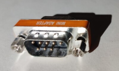 DB9 Male To Male Null Modem mini RS232 Adapter | eBay
