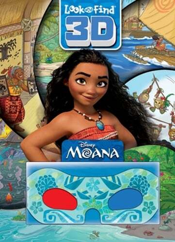 Disney Moana Look And Find 3D by P I Kids: New - Afbeelding 1 van 1