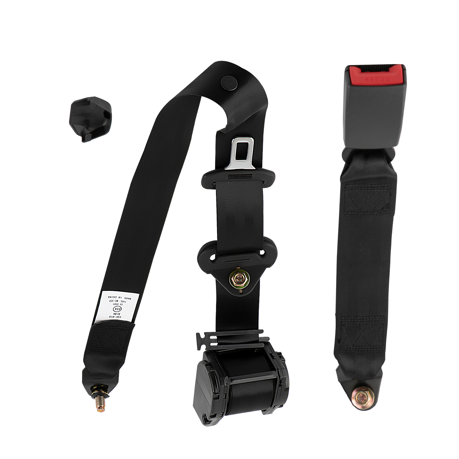 UNIVERSAL RETRACTABLE SAFETY SEATS BELT FOR JEEP CJ YJ WRANGLER FOR FORD