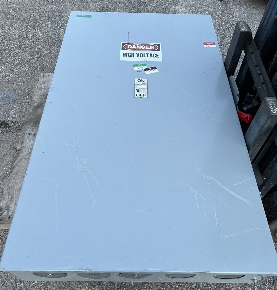 HF368N Siemens 1200 Amp 600V 3 Phase 4 Wire Fusible Indoor Disconnect ...