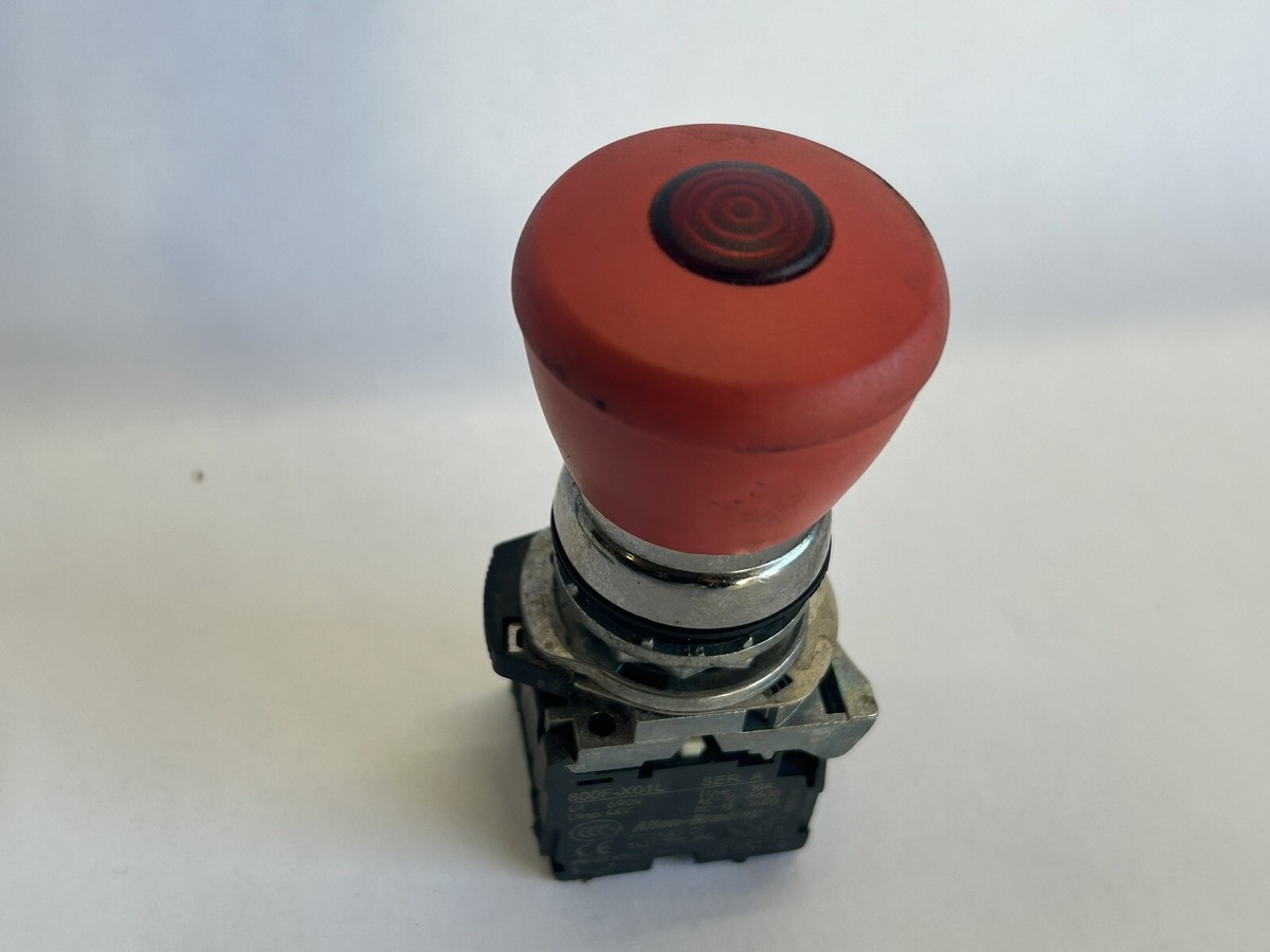 Allen Bradley 800FM-MT44 Twist to Release Emergency Stop Button w
