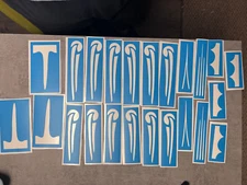 STENCILS REPAINT your VINTAGE OLD SCHWINN HORNET DX SPITFIRE BICYCLE BIKE 50s