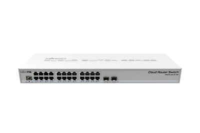 MikroTik CRS326-24G-2S+RM 30018 Cloud Router Switch 326-24G-2S+RM 800 MHz CP ~E~