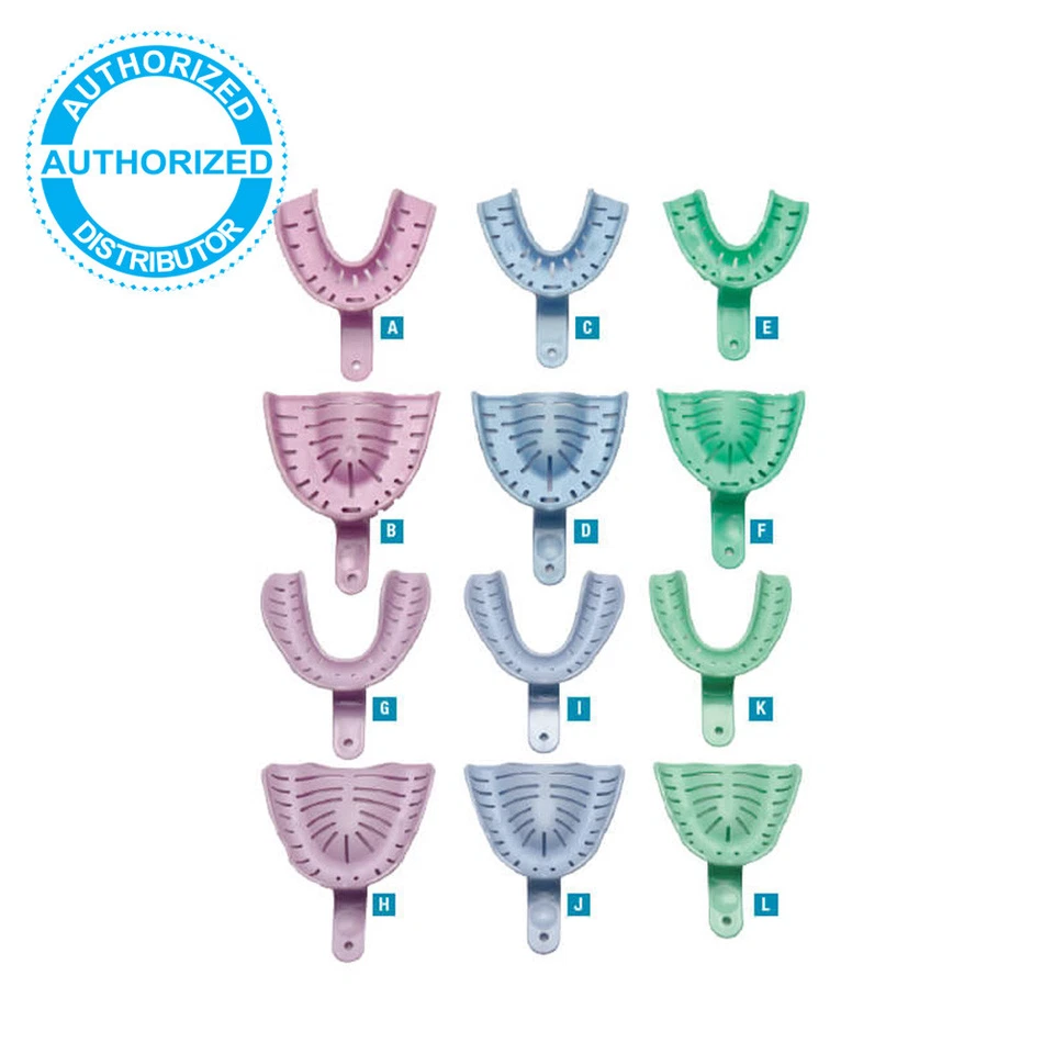 ASTEK Impression Trays - Dentate / Edentulous in Six Sizes Transform Heat Mouldable