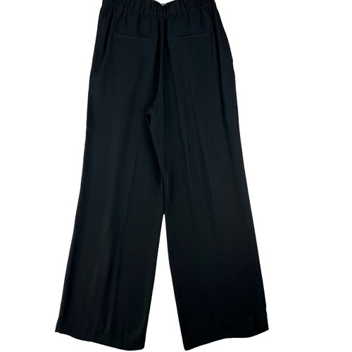 Vince Riding Pants Womens 12 Black Charcoal Wash Stretch Ponte  display picture 1
