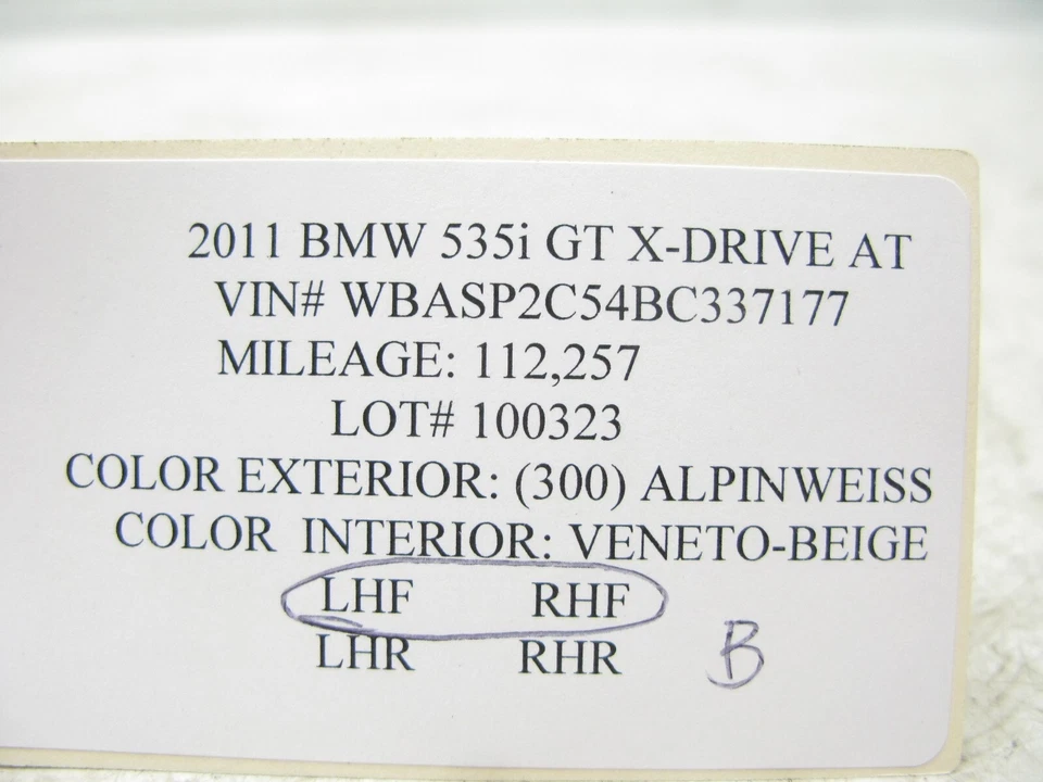 10-17 BMW F07 535i GT TRACCIÓN TRASERA XDRIVE RADIADOR NÚCLEO SOPORTE IZQUIERDA DERECHA OEM 1003 Foto 4 de 4