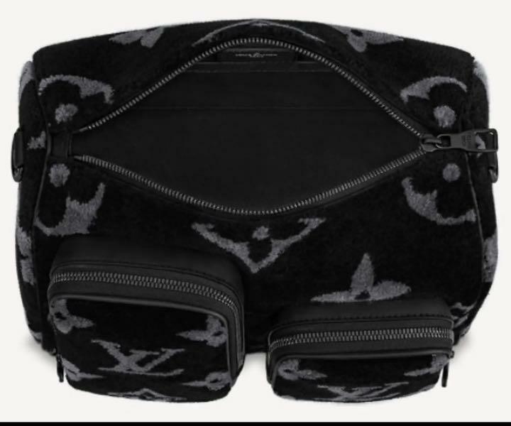 Louis Vuitton Speedy Duffle Black Monogram Tuffetage Shearling for 