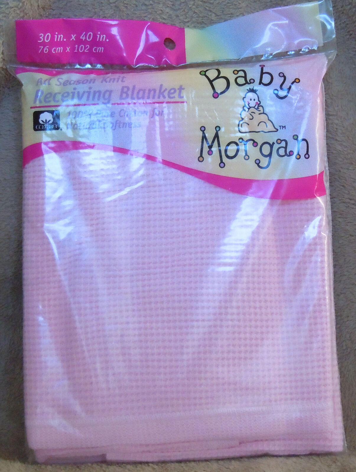 Baby Morgan Pink Receiving Blanket For Sale Online