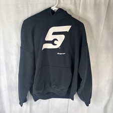 Snap-On Tools Black Hoodie Heavy Sweatshirt Sz XL