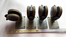 BS Rollen 4x Doppel-Lenkrollen mit Anschraubplatte VZL 100/30 100mm 100kg