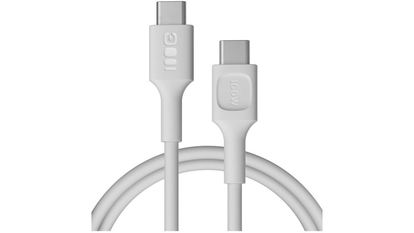 120cm USB-C/ USB-C PowerFlex CABLE 100W White KABGC100PF120SW