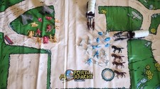 Fort Apache General Custer Frontier Play Figures Floor Mat 1992 No Log Cabin