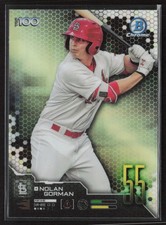 2019 Bowman #BTP-55 Nolan Gorman Bowman Scouts' Top 100