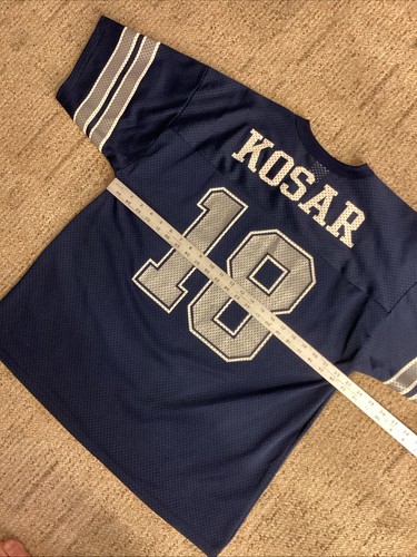 Camiseta deportiva de malla Bernie Kosar #18 vintage con logotipo 7 Dallas Cowboys talla grande EXCELENTE - Imagen 4 de 8