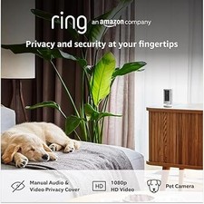 Ring Indoor Camera (2nd Gen) | Plug-In Pet Security Camera | 1080p HD, Two-Way