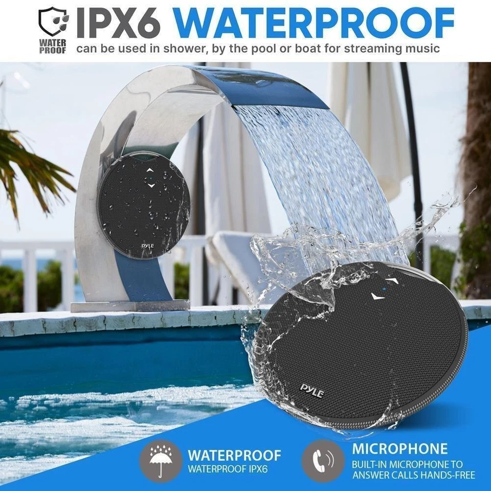 Mini Altavoz Portátil Inalámbrico BT Streaming-IPX7 Impermeable Altavoz Inalámbrico Foto 3 de 4