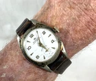 Antique WINDSOR Men's Watch Swiss Made Anti-Magnetic Crown Emblem. *WORKS*
