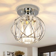 Hallway Light Fixtures Ceiling,Modern Chrome Crystal Ceiling Lights Fixture, ...
