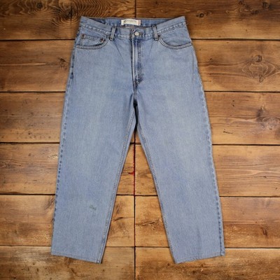 Vintage Levis 550 Jeans 35 x 29 Stonewash Straight Blau Red Tab Denim