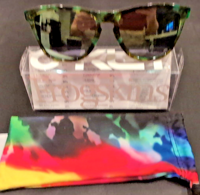 Oakley Frogskins Green Acid Tortoise w/ Jade Iridium Lens NEW