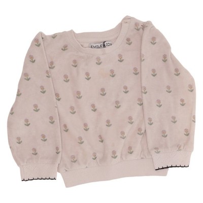 Emile&Ida, Sweatshirt, Größe: 92, Beige/Mehrfarbig, Baumwolle/Polyester #mci