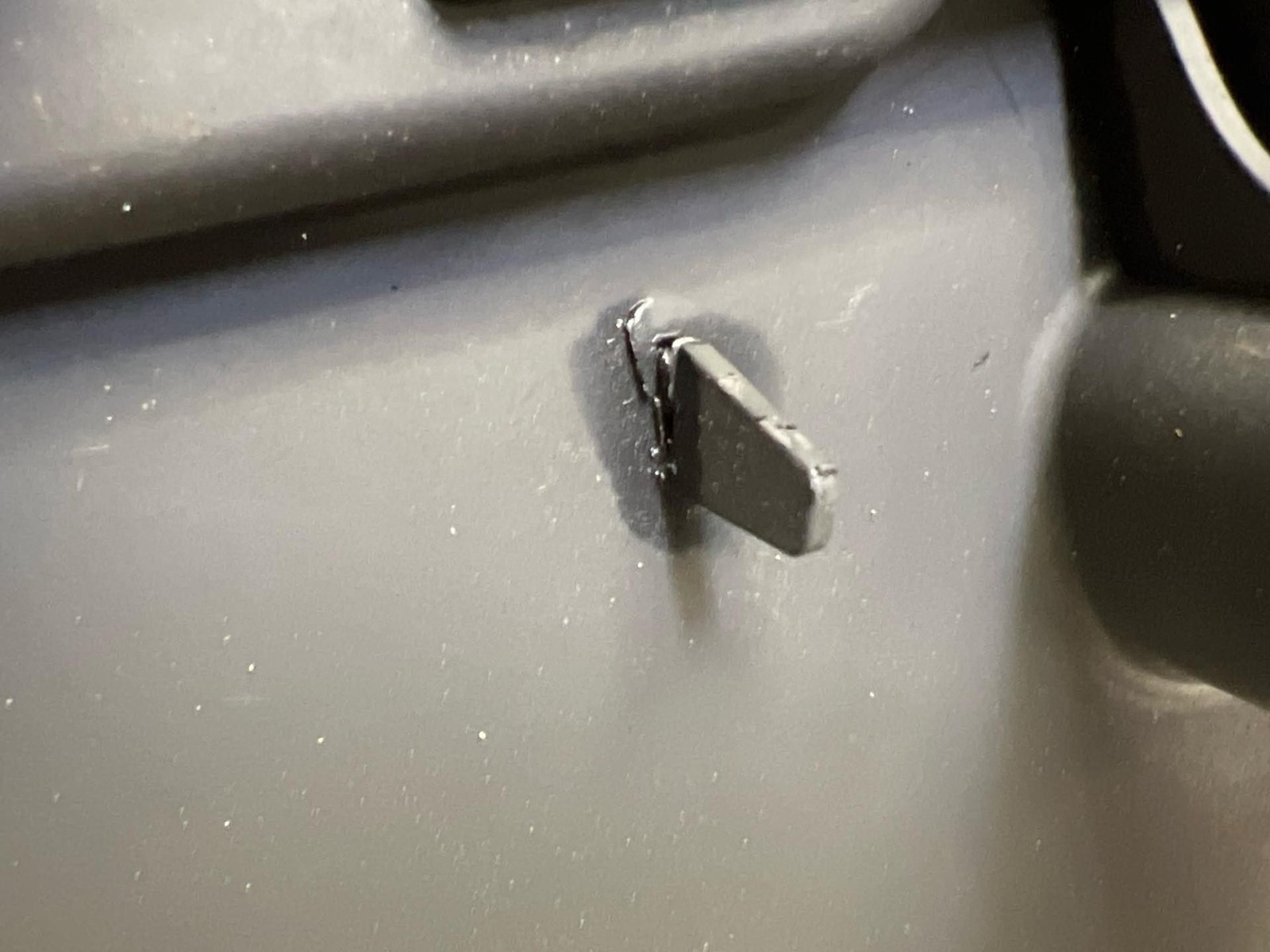 423867151 2008-2015 AUDI R8 FRONT LEFT DRIVER SIDE INNER DOOR HANDLE (MK)