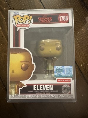 NEW IN BOX GOLD ELEVEN STRANGER THINGS FUNKO POP #1788