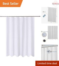 Fabric Shower Curtain Liner 72x78 Water-Repellent Washable Hotel Quality