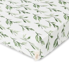 100 Cotton Sateen Crib Sheet, Fitted for Cribs and Toddler Beds, Baby Crib S...