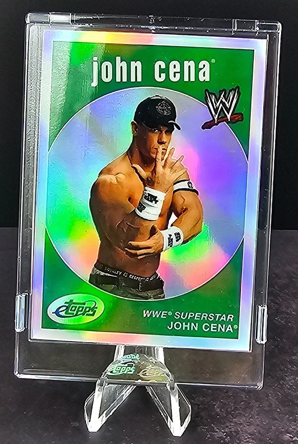 John CENA ~ 2007 Topps E-Topps WWE WCW HOF/999 retirado, solo quedan 5 partidos Foto 2 de 4