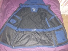 Wellensteyn Golf Jacke Gr.M Polyester Blau White Label Guter Zustand