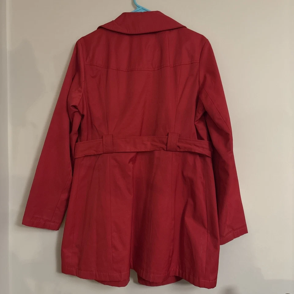Gabardina roja mediana para mujer Esprit roja Foto 4 de 4