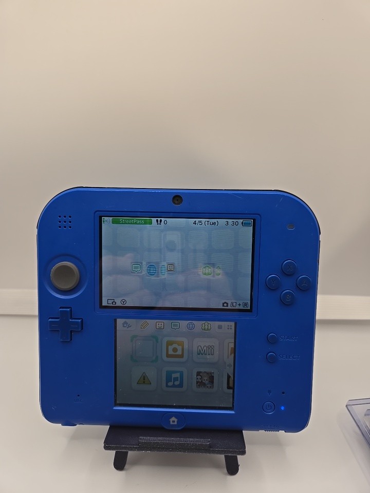 Nintendo 2DS Handheld Game Console Only FTR-001 Black/Blue
