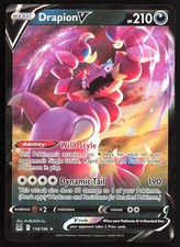 Pokemon Drapion V Holo SWSH11: Lost Origin 118/196 NM