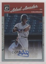 2023 Panini Donruss Optic Retro 1990 Signatures Holo Prizm Adael Amador Auto n0c