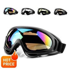 Black Safety Glasses Goggles Work Protective Sport Windproof Elasticated Strap