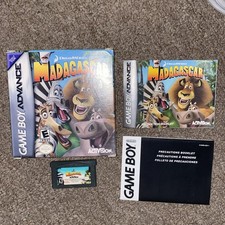 Madagascar Game Boy Advance GBA Complete in Box CIB Authentic TESTED